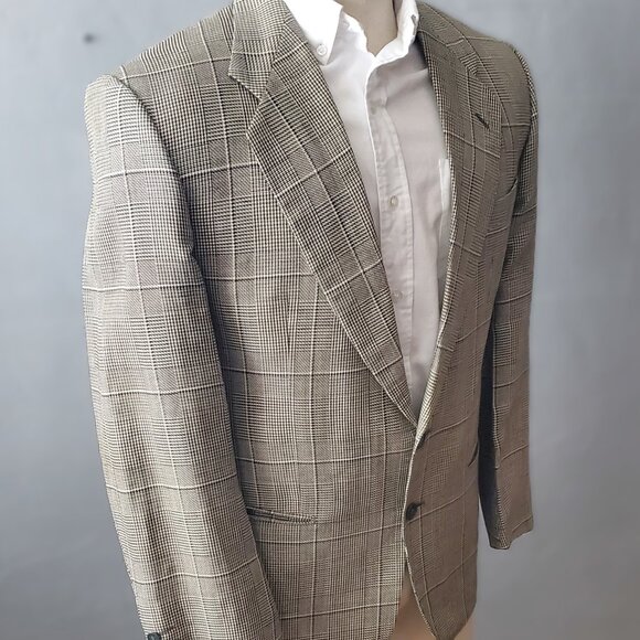 Vintage Ungaro Uomo Houndstooth Sport Coat - Picture 3 of 9